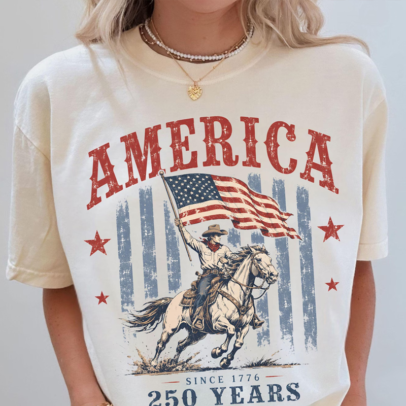 250th USA Anniversary T-Shirt Independence Day Gift 250 Years 4th of July Tshirt US 250 Years