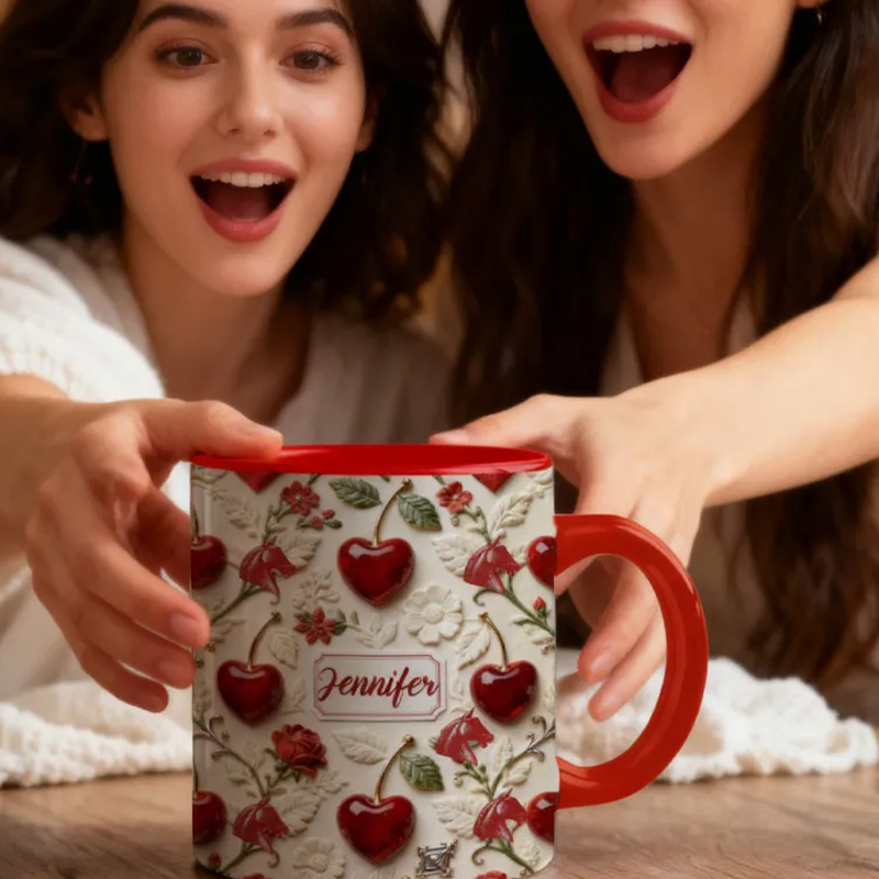 Personalized Equestrian Best Girlfriend Mug Love You I Do Heart Cherish Valentines Day Gift for Riding Lovers Equestrian Lovers