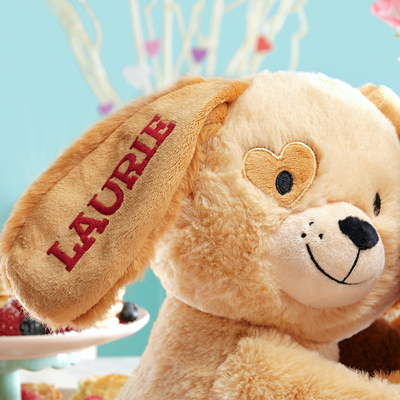 Personalized Hugging Puppies Plush Loving Gift For Couples For Him For Her Personalized Gift for Newlyweds