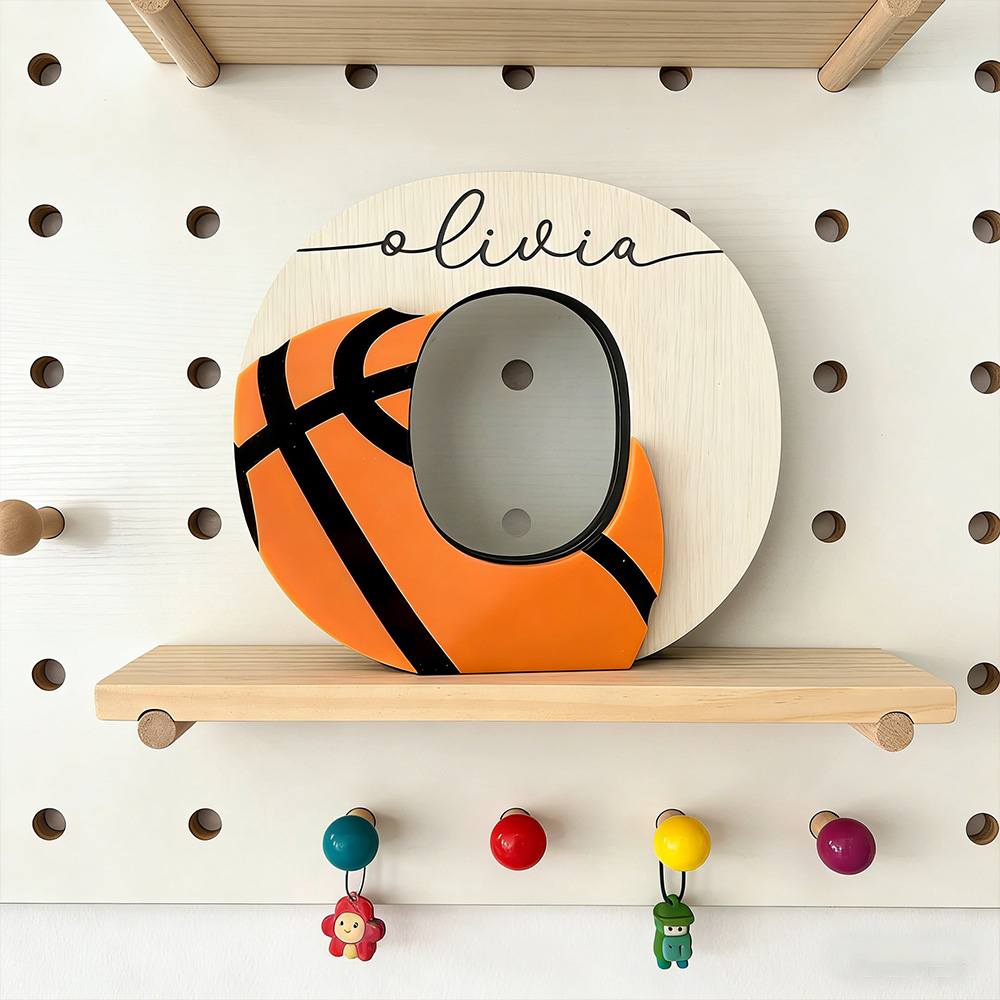 Personalized Basketball Letter Decor – Custom Name Wooden Gift for Players, Coaches & Sports Fans