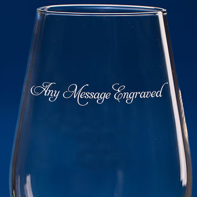 Personalized Horse Design Wine Glass Engraved Crystal Horse Lover Gift for Equestrain Lovers