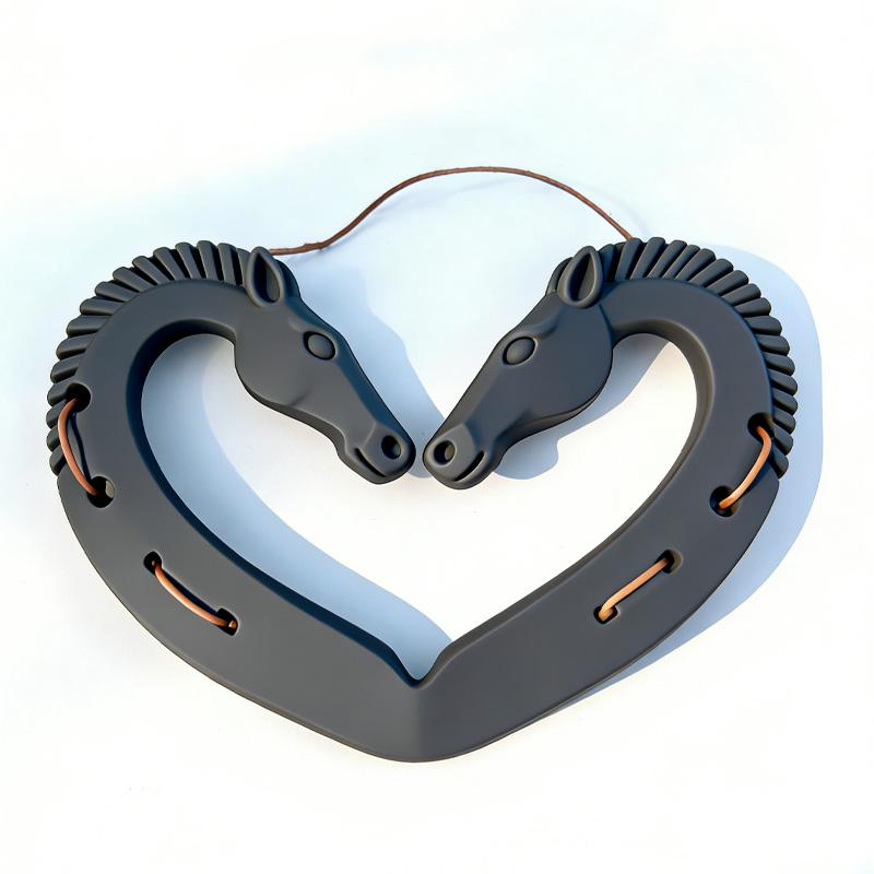 Personalized 3D Print Housewarming Gift Lucky Horseshoe Heart Door Anniversary Good Luck Charm New Home Gift Wall Decor for Equestrain Lovers