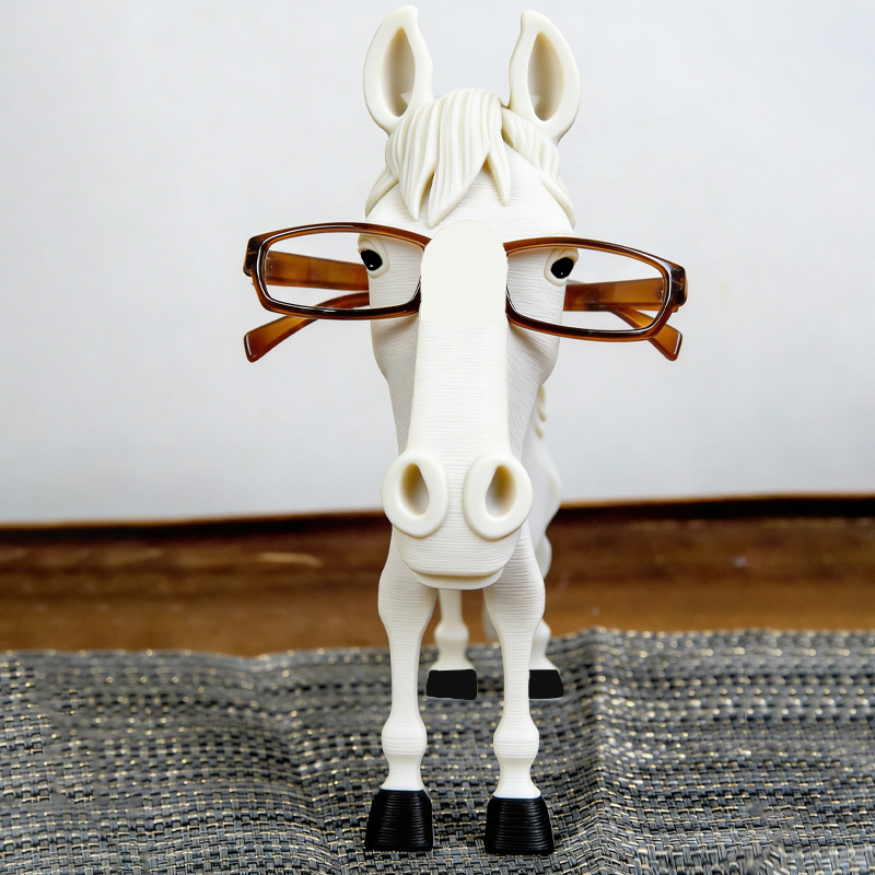 Personalized 3D Printed Horse Glasses Stand Eyeglass Holder for Horse Lover Memorial Decor for Equestrain Lovers