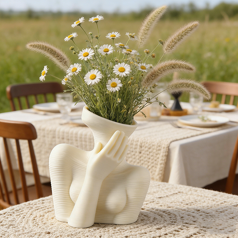 Personalized Nordic Woman Body Vase 3D Printed Elegant and Noble Home Decor Gift for Her