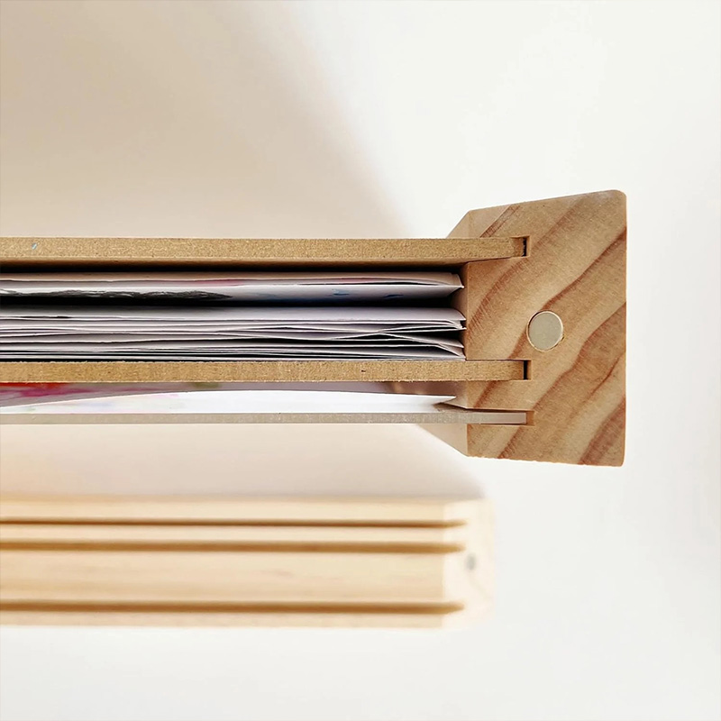 Magnetic Kids Artwork Picture Frame with Storage, Kids Artwork Frames for Wall Holds