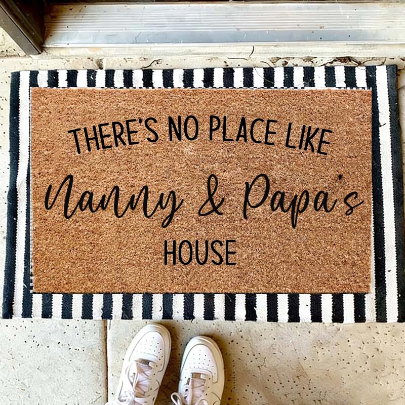 Personalized Grandparents Welcome Mat New Home Gift Housewarming Wedding Gift for Couples Christmas Gift for Family