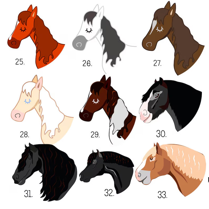 Personalized Horse Bridle ID Tag Equine Charm Aluminium Gift for Equestrain Lovers