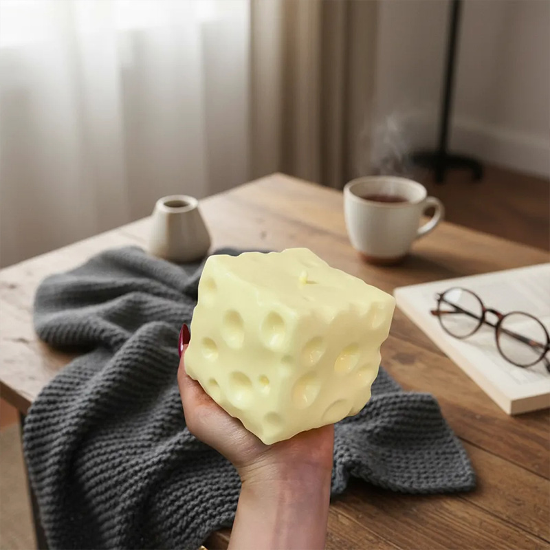 Giant Cheese Vaseline Moldable Non-Rebound Squishy Ball - Stress Relief Gift for Weak Hands