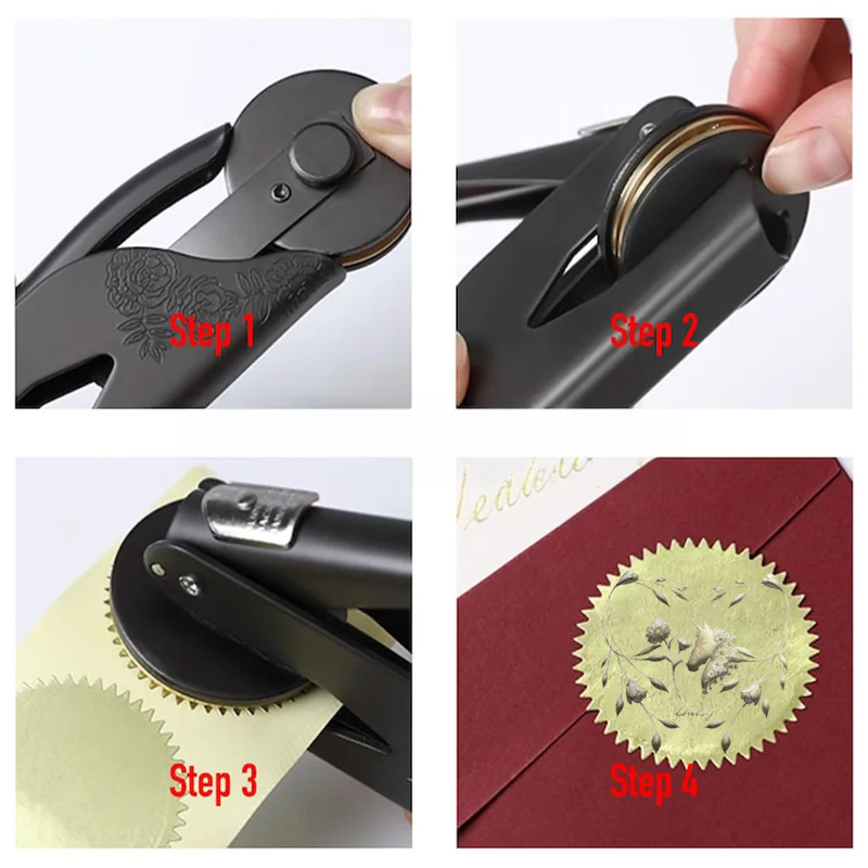 Personalized Birth Flower Horse Book Embosser Stamp Hand Held Embosser with Name Gift for Equestrain Lovers