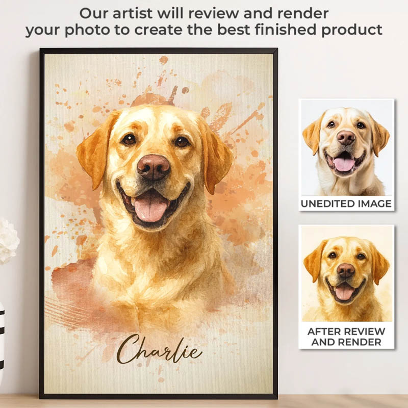 Personalized Pet Lover Pet Memorial Sympathy Gifts for Dogs Pet Portrait