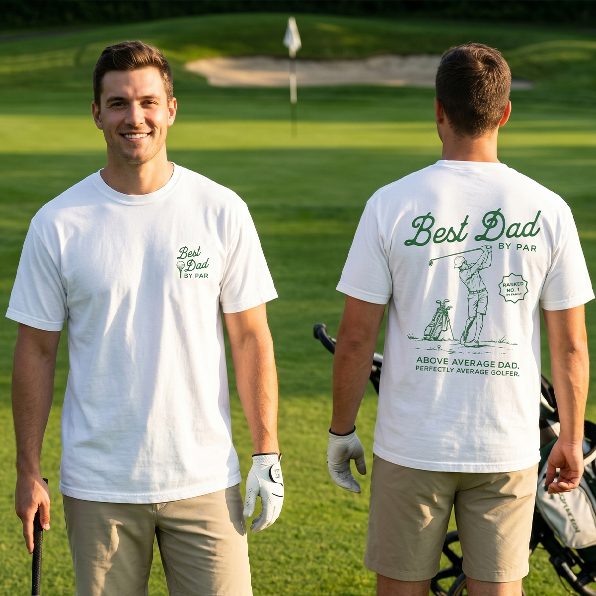 Golf Dad Shirt Best Dad By Par T-Shirt Fathers Day Gift Golf