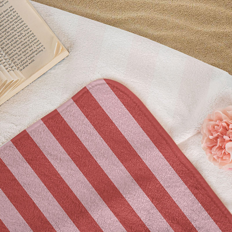 Personalized Summer Vibes Beach Towel with Striped Monogram Name Beach Towel Gift for Traveling Lovers