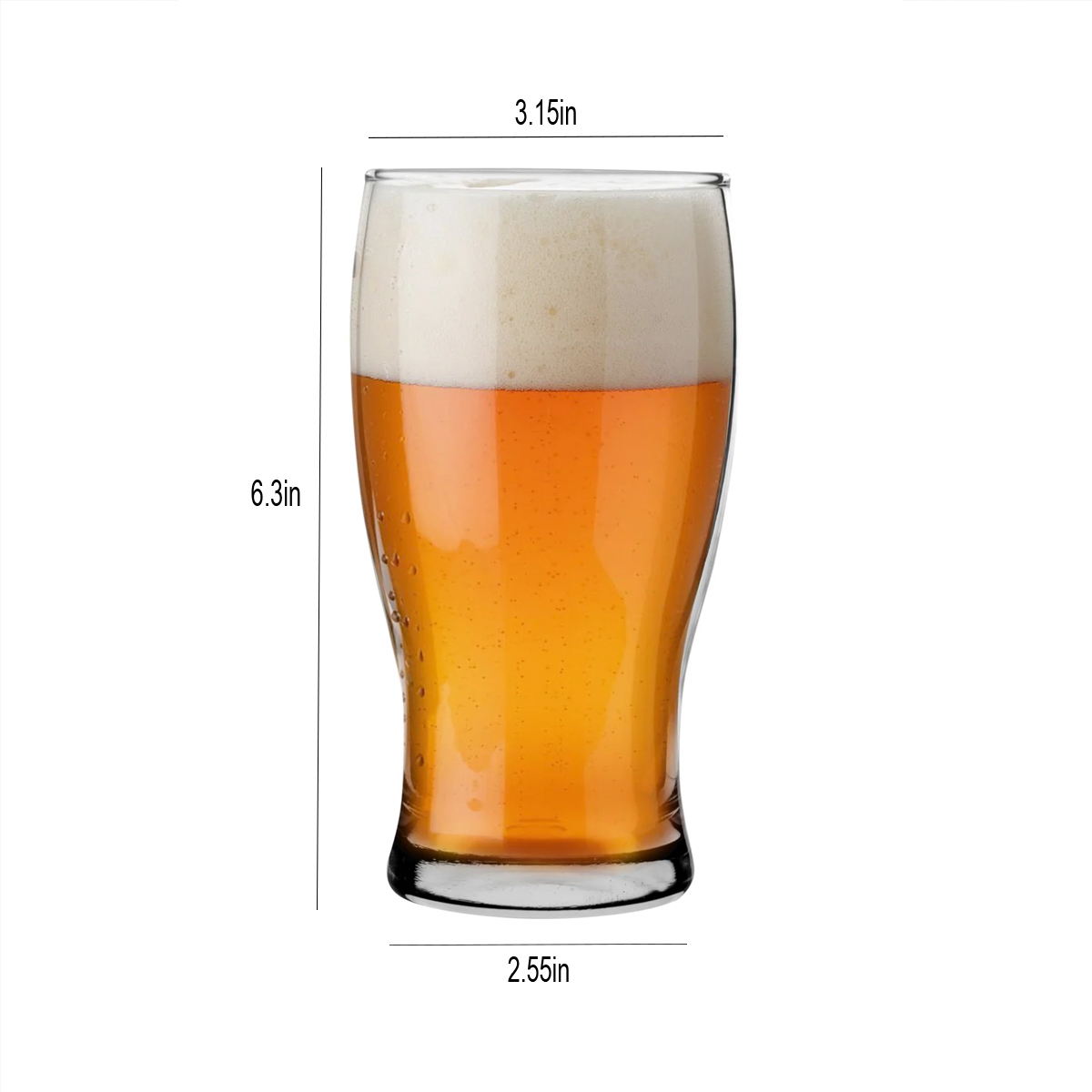 Personalized National Flag Beer Glass Football 2026 Gift for Fans