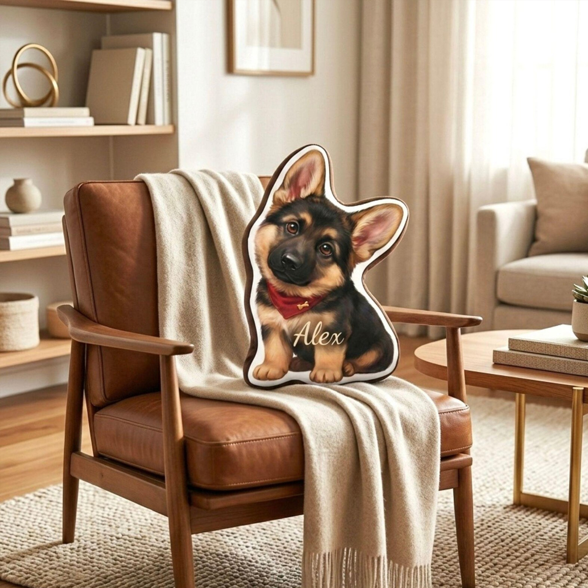 Personalized Pet Throw Pillow Custom Pet Photo and Name Gift for Pet Lovers Dog Mom