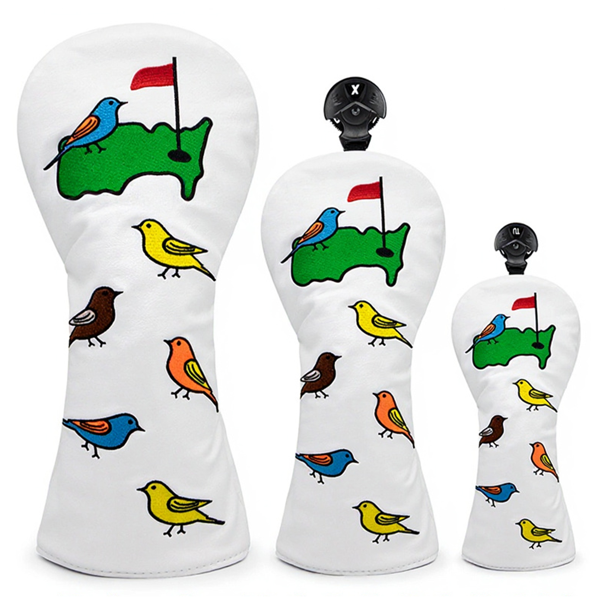 Golf Club Headcovers Set 5 Styles Gift for Golf Lovers