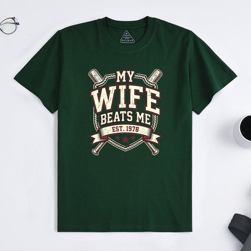 Personalized My Wife Beats Me Shirt Vintage Husband And Wife Shirts Husband Shirt For Men Funny Husband Shirt Funny Husband Gift