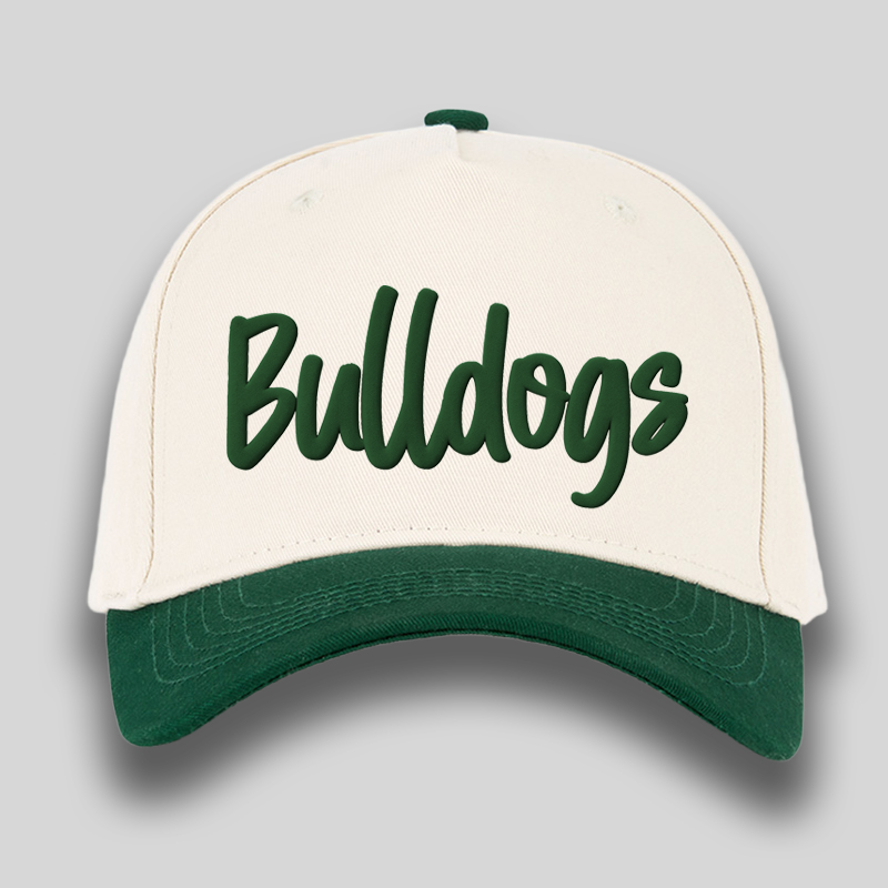 Personalized Campus Mascot Two Tone Baseball Caps Mascot Name Caps Back to School Gift