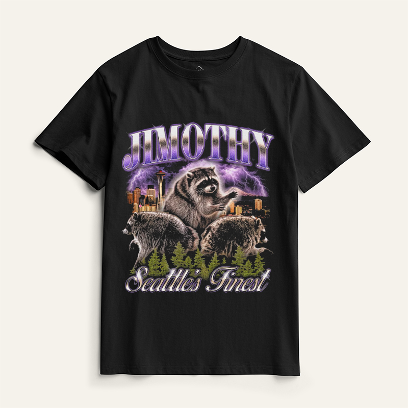 Seattle Raccoon T-Shirt Seattle's Finest Gift for Animal Lover