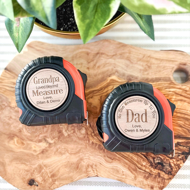 Personalized No One Measures Up Tape Measure Engraved Tape Measure Dad Birthday Gift from Kids Custom Gift for Dad