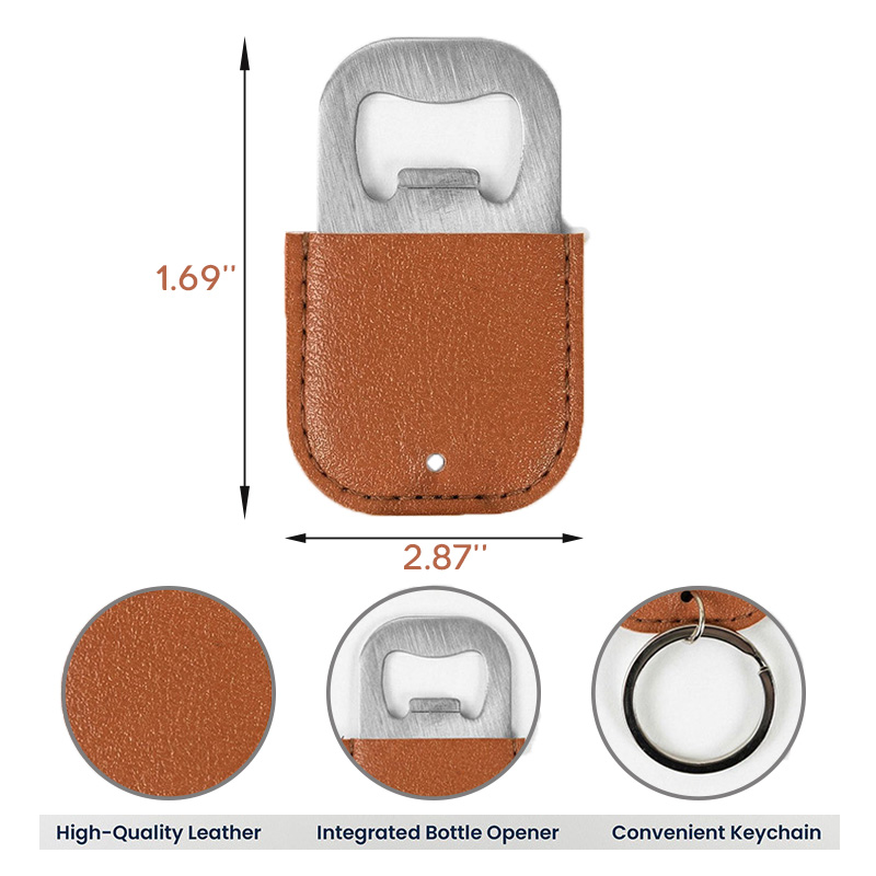 Personalized Dad Leather Bottle Opener Keychain Dad Birthday Keychain Gift For Him Funny From The Reason You Drink Daddy Custom Keyring