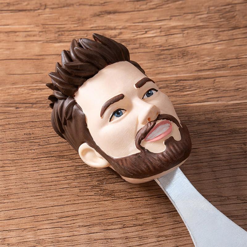 Personalized 3D Family Bobblehead Portrait Photo Bottle Opener Bottle Stopper Anniversary Father's Day Birthday Gift for Drinking Enthusiasts