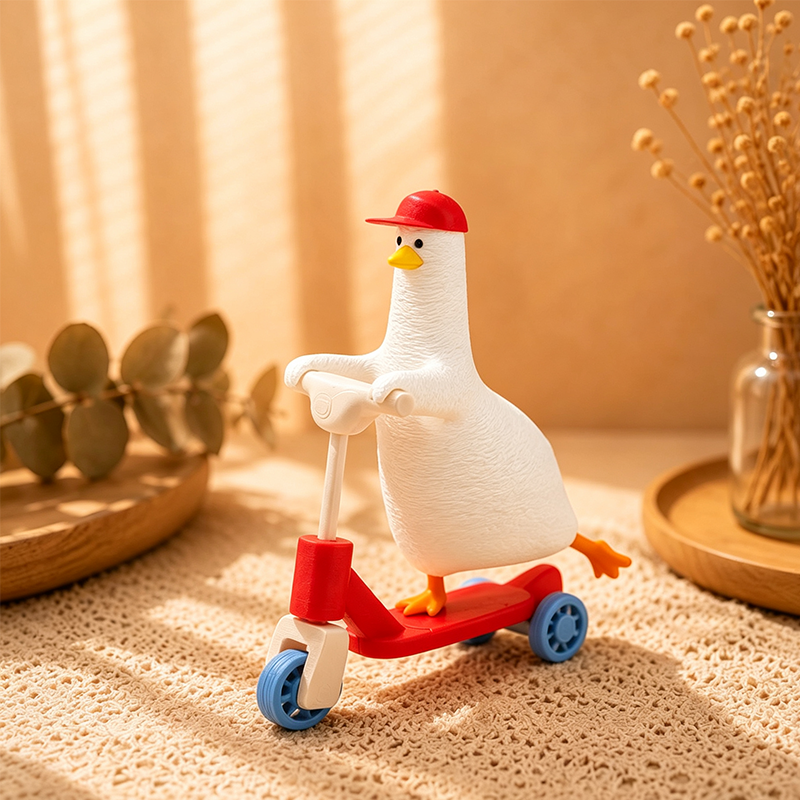 Funny Coworker Gift, Burnout Duck Figurine, I'm Sick Of Everything Duck, Office Desk Decor, Emotional Support Gift