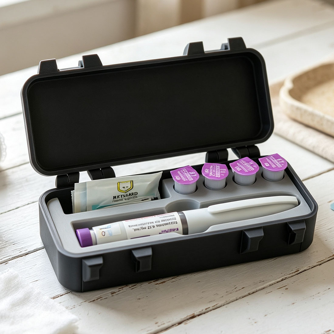 Mounjaro KwikPen Hardshell Travel Case Custom Colour Personalization Available
