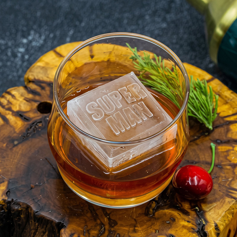 Personalized Best Dad Silicone Ice Cube Tray Birthday Gift for Dad Grandfather PAPA Father's Day Gift
