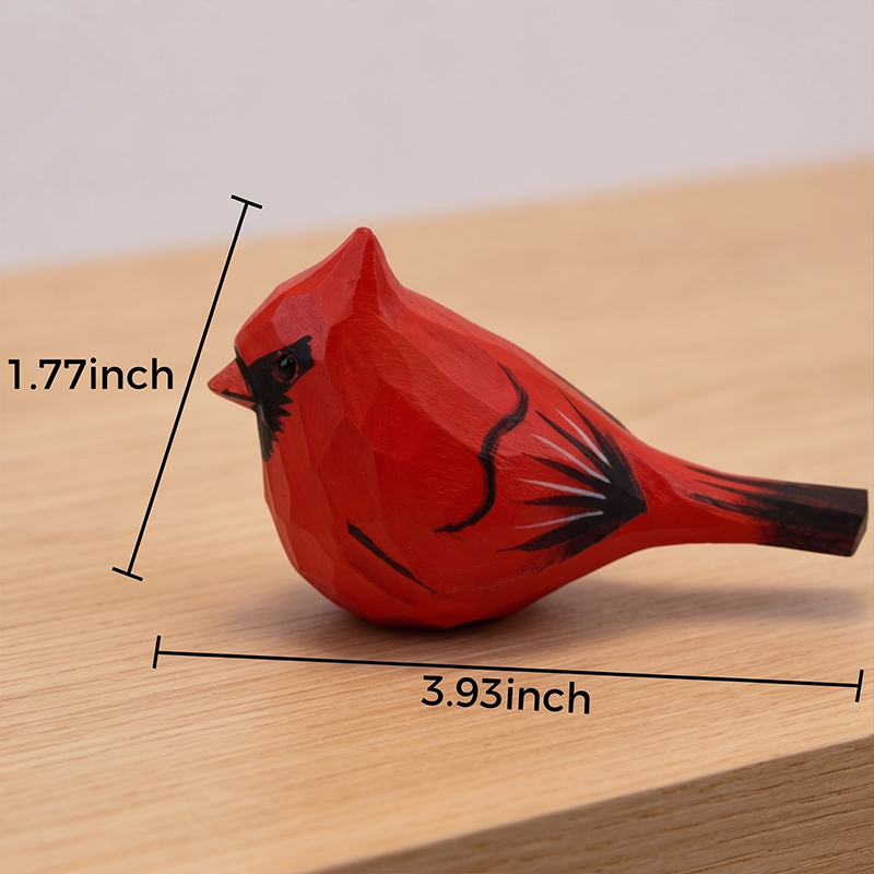 Personalized Hand-Carved Wooden Bird Sculpture Rustic Bird Decor Nature Enthusiast Gift Memorial Gift for Family