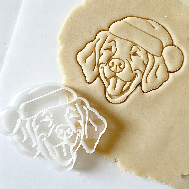 Personalized Christmas Dog Cookie Cutter | Personalized Gift for Pet Owners