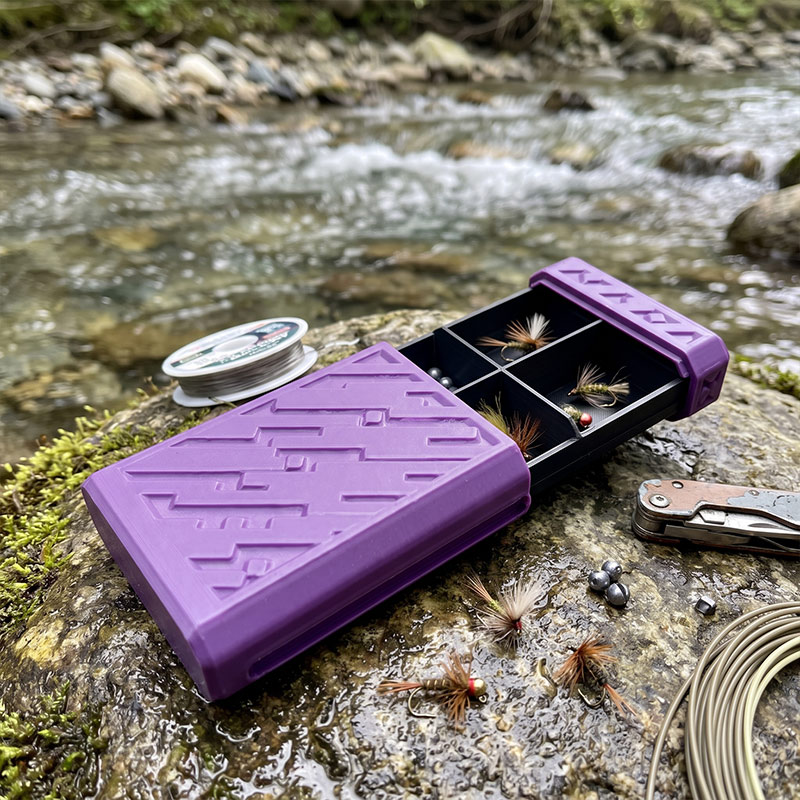 Personalized Pocket Fishing Tackle Box with Name for Dad Grandpa Papa Fishing Gifts