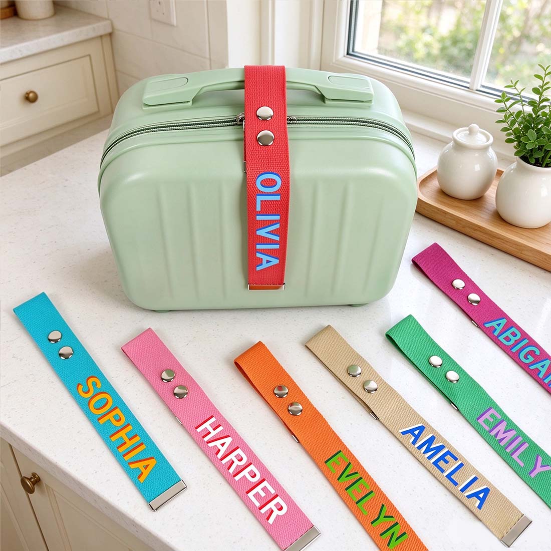 Personalized Luggage Tag Custom Luggage Strap With Name Travel Accessories