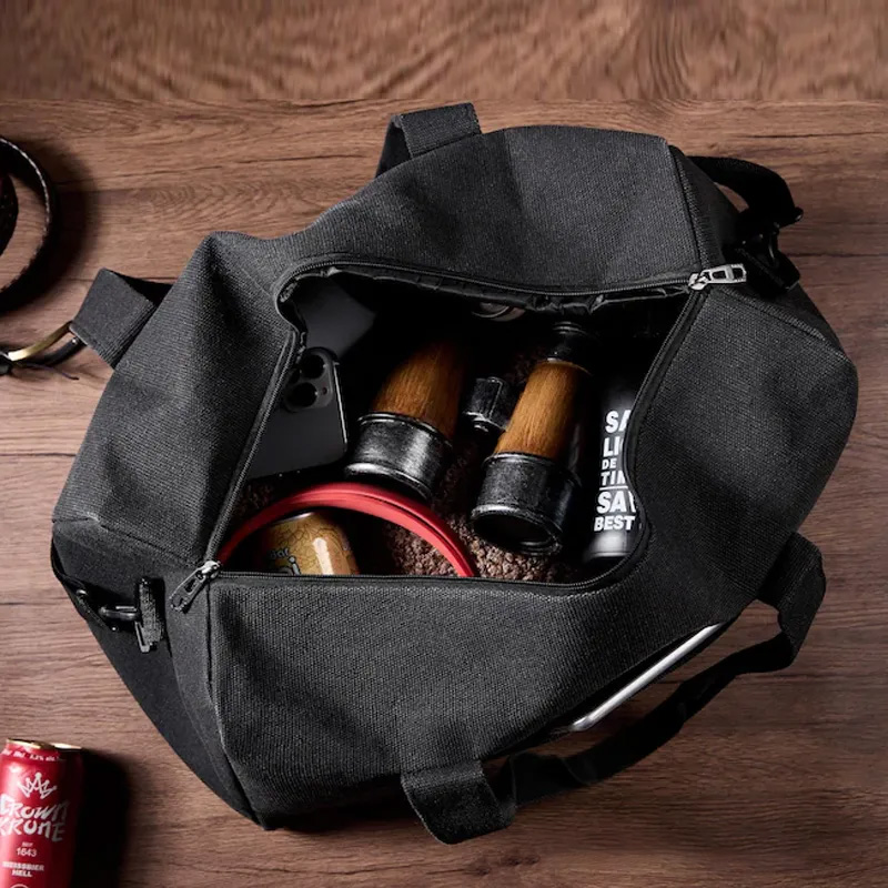 Personalized Canvas Duffle Bag for Fitness Weightlifting Duffel Bag Gym Bag Gym Lovers