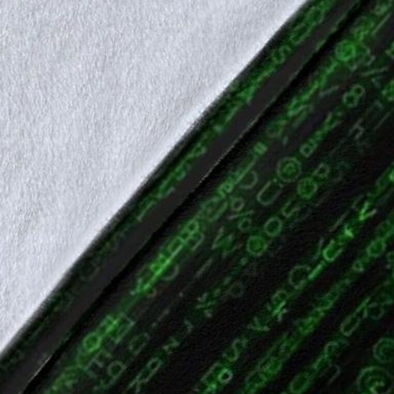 Personalized Matrix Code Blanket Fleece Programmer Gift Housewarming with Custom Name Throw Blanket for Geek Lover