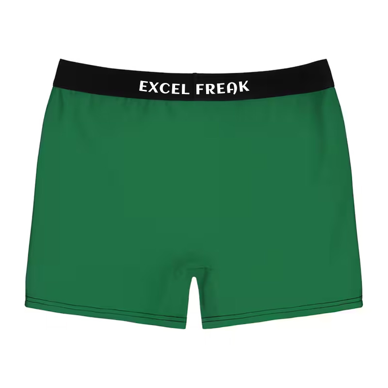 Personalized Freak In The Sheets Boxer Funny Excel Enthusiast Spreadsheet Lover Gift for Coworker Husband Men Boxer Briefs for Geek Lover
