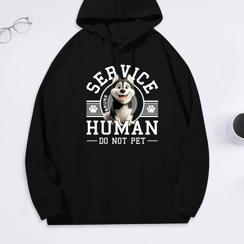 Personalized Dog Lover Service Human Cartoon Classic Hoodies