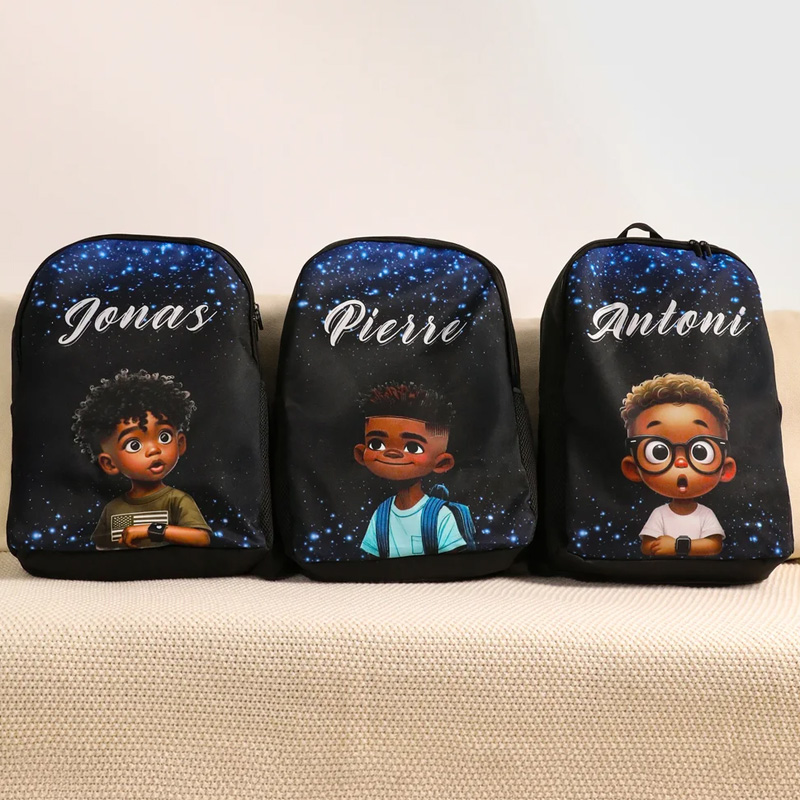 Personalized Colorful Graffiti Style Name Backpack Lunch Bag Pencil Case Set Back to School Birthday Gift for Boys Girls Students