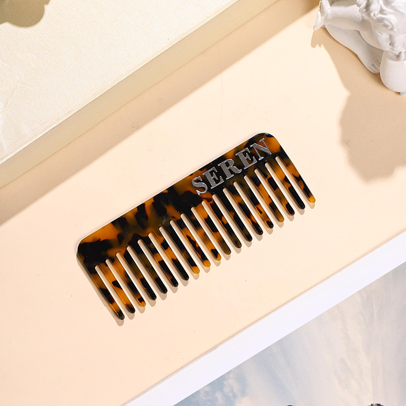 Personalized Amber Hair Comb Custom Initial Acetate Hair Comb Marble Hair Comb Wedding Bridesmaid Gift Portable Pocket Hair Comb, Bridal Gift