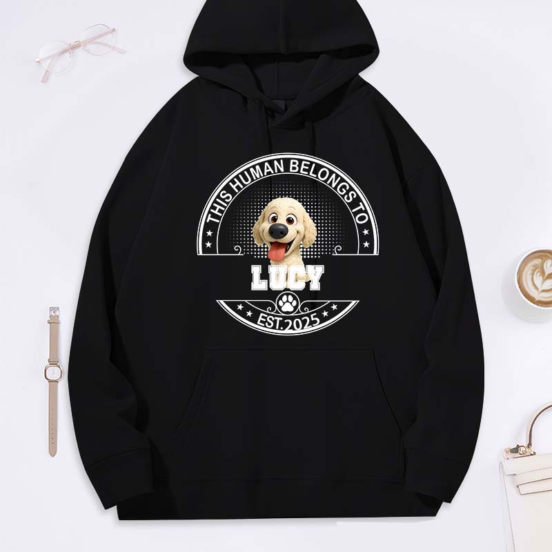 Personalized Dog Lover Belongs to My Dog Baby Hoodies