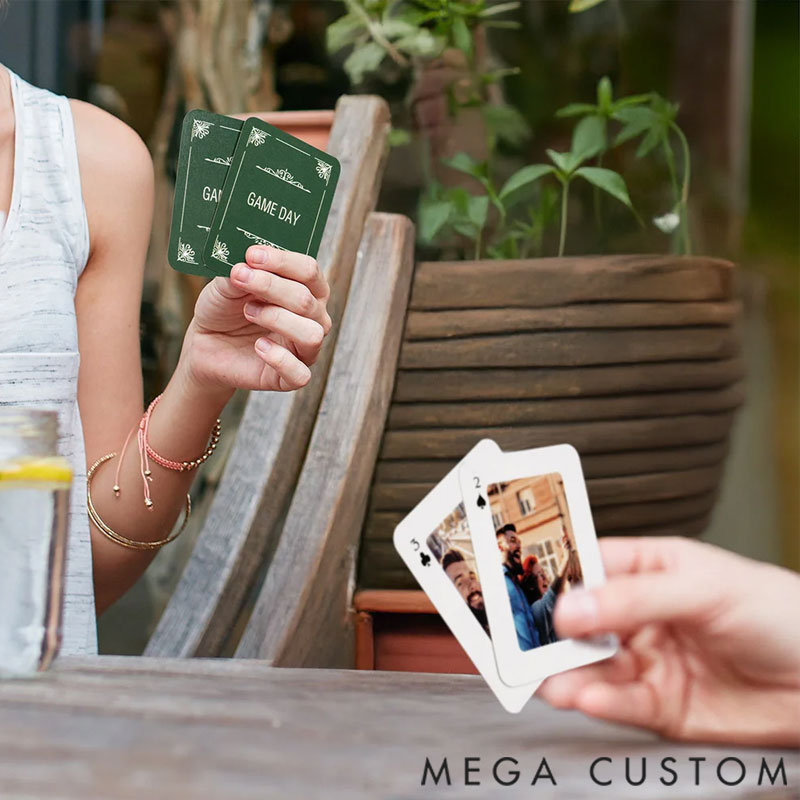 Personalized 54 Pcs Photo Deck Board Game Cards Family Birthday Party Gift