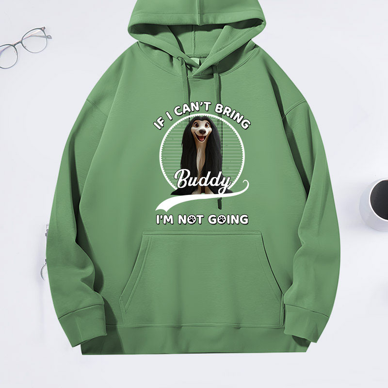 Personalized Dog Lover Not Going Without My Dog Hoodies