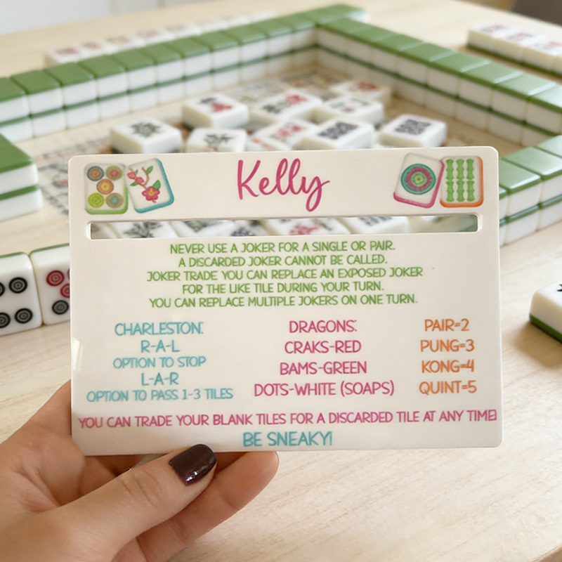 Mahjong Line Reader Mahjong Accessories Personalized Mahjong Gifts Mahjong Line Finder Mahjong Lover Gift Mahjong Gift Mahjong