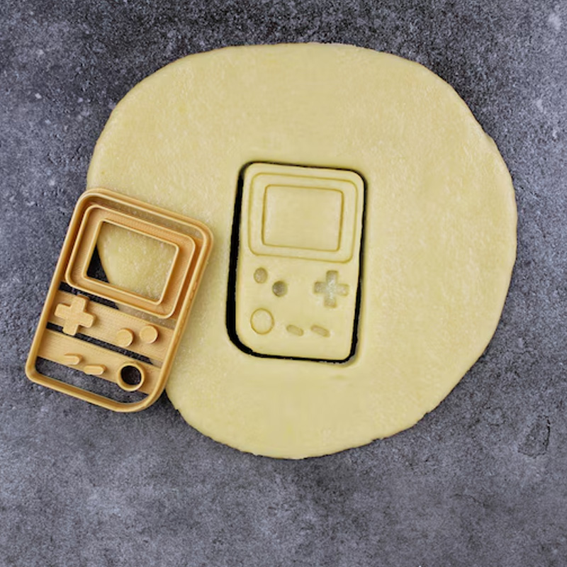 Personalized Video Game Themed Cookie Cutter 3D Printed Baking Supplies Fondant Tool Craft Stamp for Gamer Geek Lover