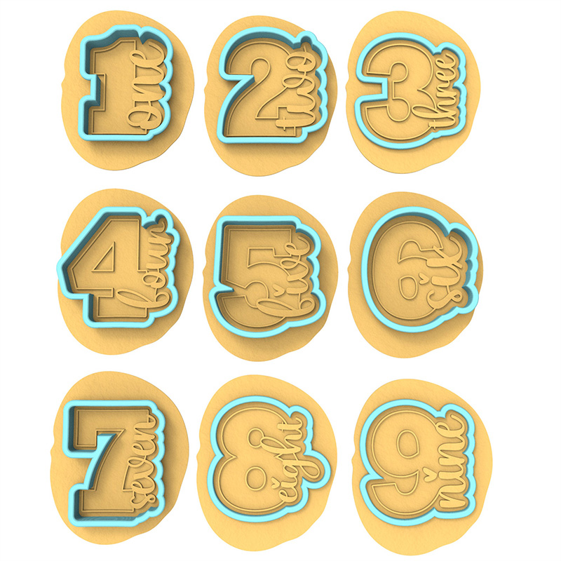 [Copy]Personalized Sport Birthday Number Cookie Cutter 