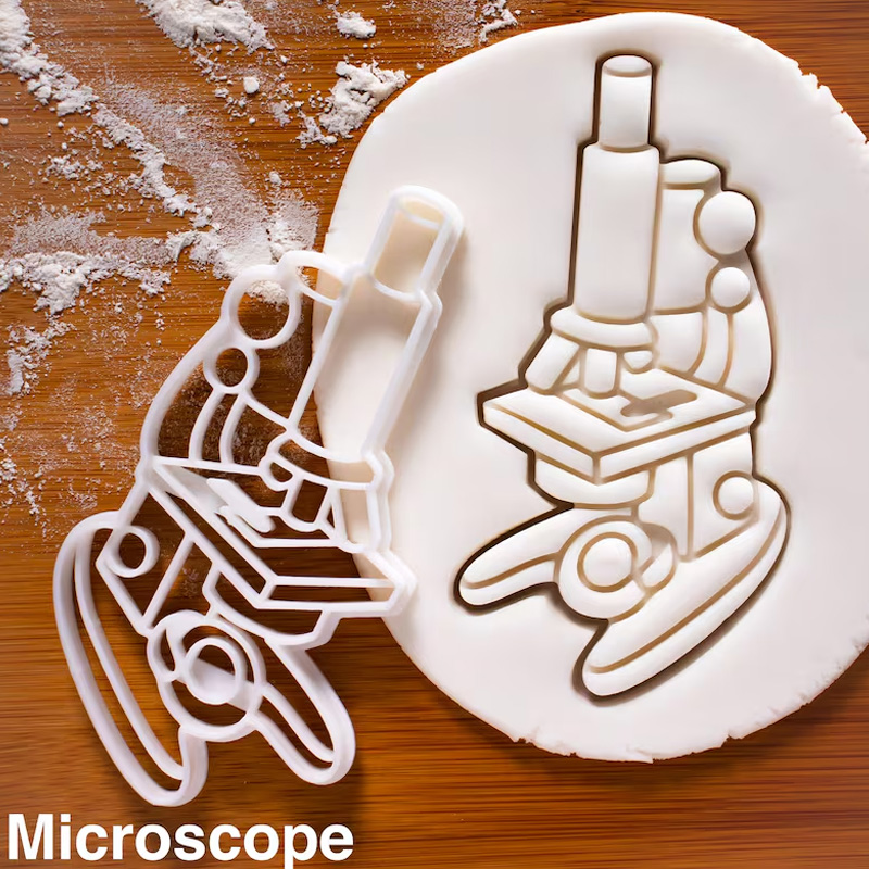 Personalized Conical Flask Cookie Cutter 3D Printed Science Lab Equipment Geeky Baking Supplies Fondant Tool Craft Stamp for Geek Lover