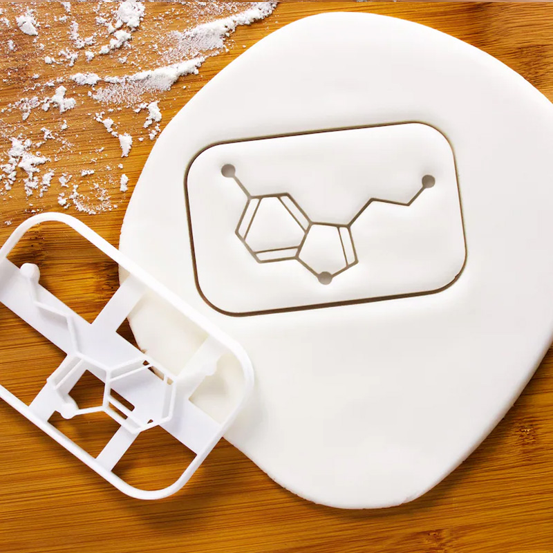 Personalized Science Anatomical Brain Cookie Cutter 3D Printed Baking Tool Craft Stamp for Geek Lover