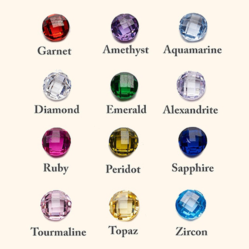 Kids Easter Bunny Birthstone Necklace Birthday Gift for Kids Personalized Jewelry Gifts