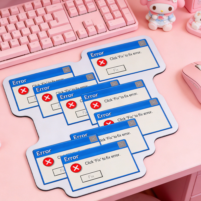 Personalized Fix Error Website Graphic Rug Doormat Kids Nerd Bedroom Playroom Rug Gifts for Geek Lover