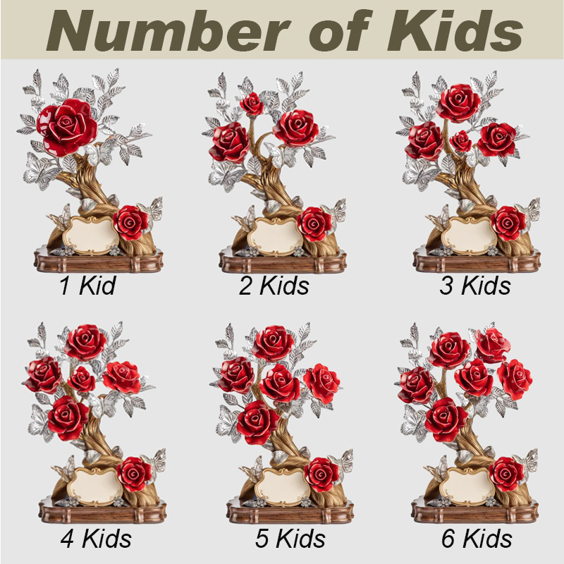 Personalized Acrylic Plaque Custom Mother's Day Gifts For Mom Grandma  Each Rose A Piece of Her Heart