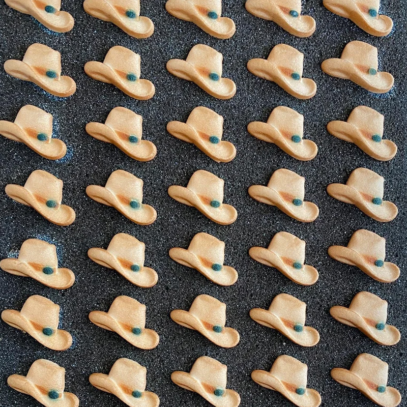 Personalized Horse Cowboy Hat Horseshoe Cookie Cutter Gift For Horse Lover Barn Owner Cutter 3D Printed Baking Supplies Fondant Tool Craft Stamp for Equestrian Lover